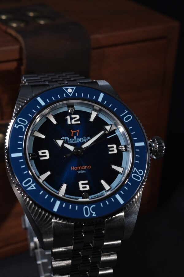 Hamana Dial - Sunburst Blue Dial - Ltd Ed 250pcs - Makoto Watch