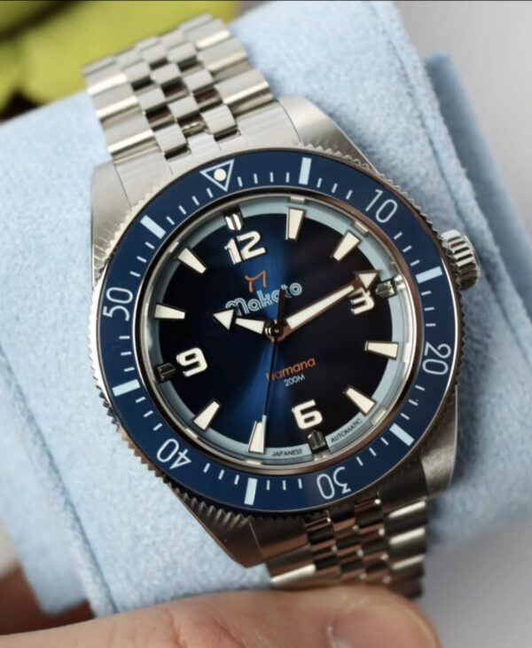 Hamana Dial - Sunburst Blue Dial - Ltd Ed 250pcs - Makoto Watch