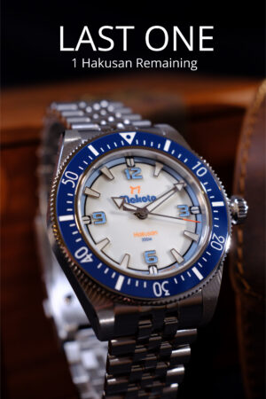 Hakusan Dial - Gloss White Fully Lumed Dial - Ltd Ed  250pcs