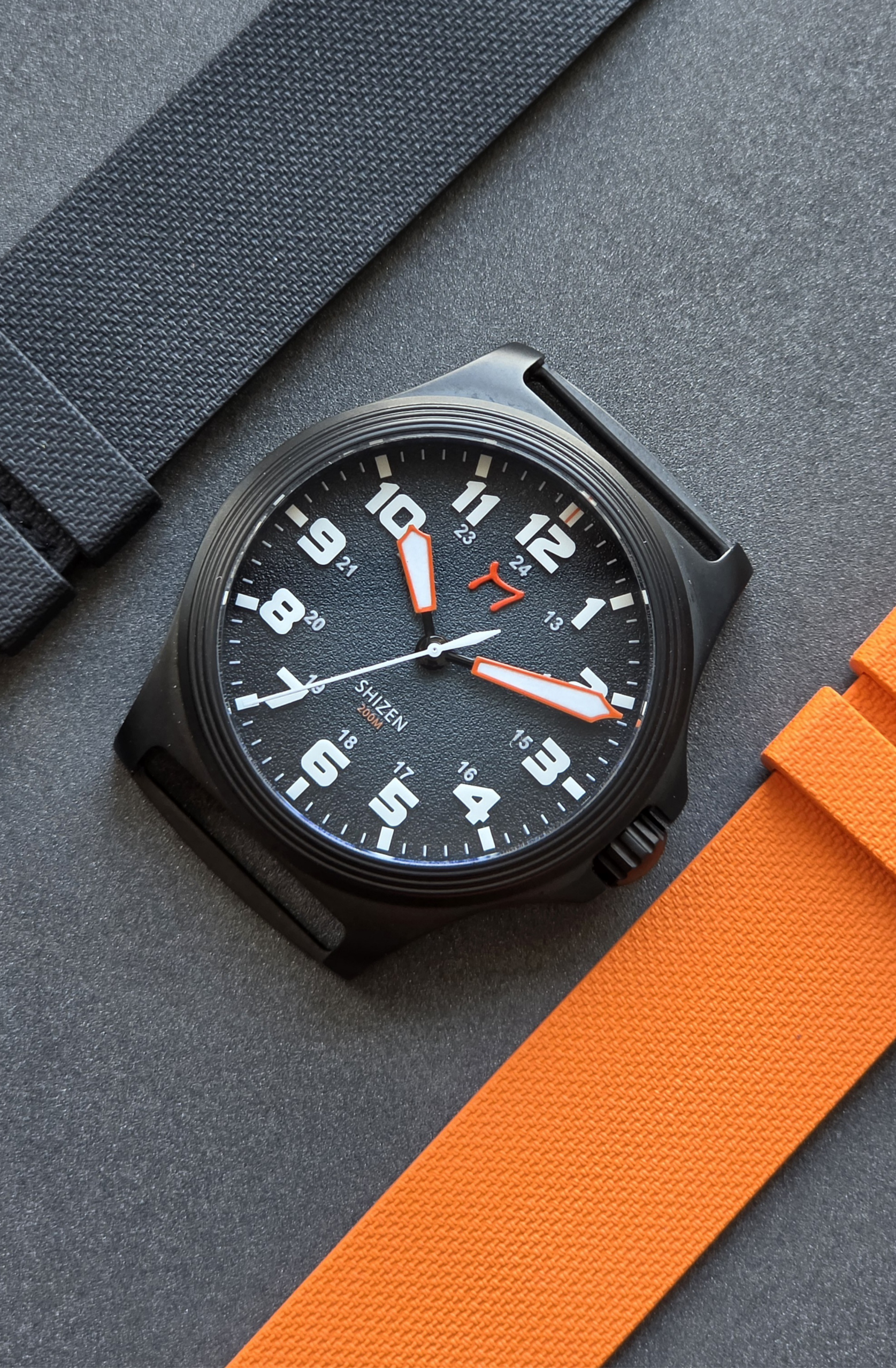Shizen - 38MM - DLC Coated Field Watch - Fixed Lugs - PRE-ORDER SALE